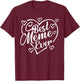 Best Meme Ever Shirt Funny Heart Shape Grandma Mother's Day T-Shirt - T-Shirt | Maroon
