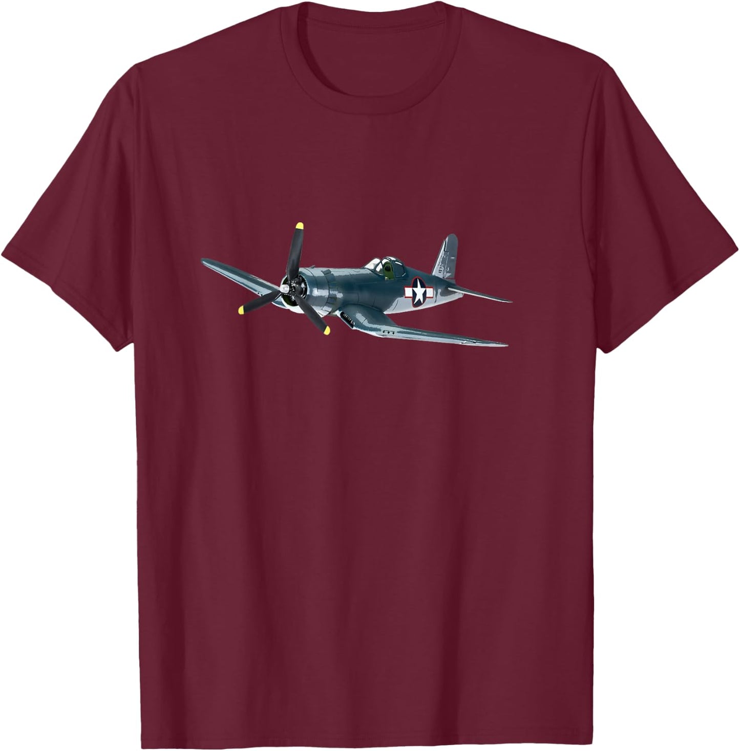 F4U Corsair T-Shirt - T-Shirt | Maroon