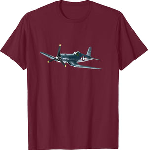 F4U Corsair T-Shirt - T-Shirt | Maroon