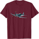 F4U Corsair T-Shirt - T-Shirt | Maroon
