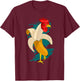 Chicken Banana Farming Chickens T-Shirt - T-Shirt | Maroon