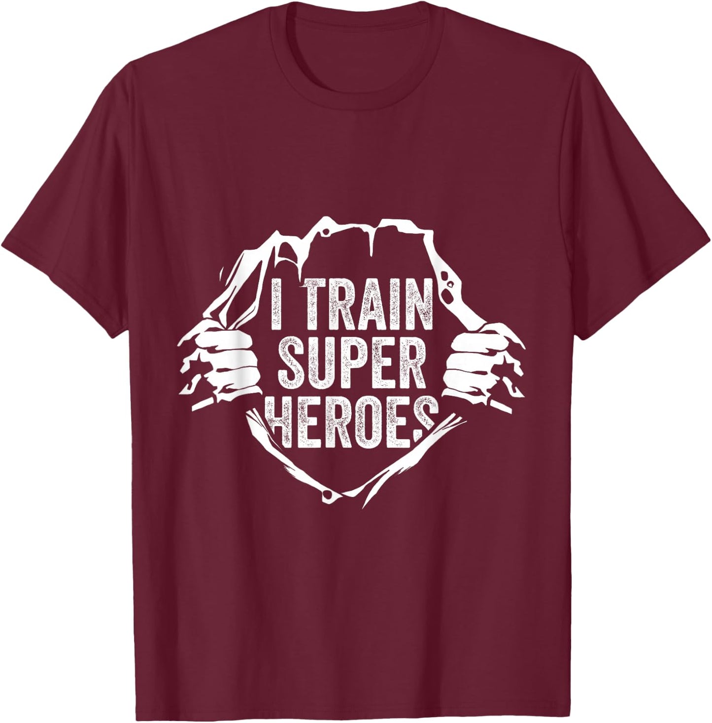 Personal Trainer & Clients T-Shirt - T-Shirt | Maroon