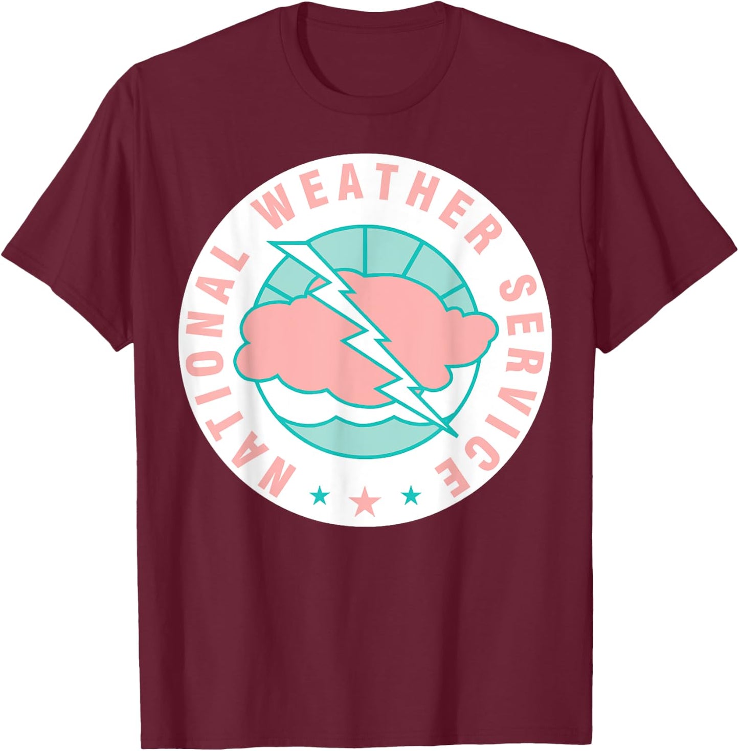 National Weather Service T-Shirt - T-Shirt | Maroon