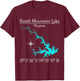 Smith Mountain Lake T-Shirt - T-Shirt | Maroon