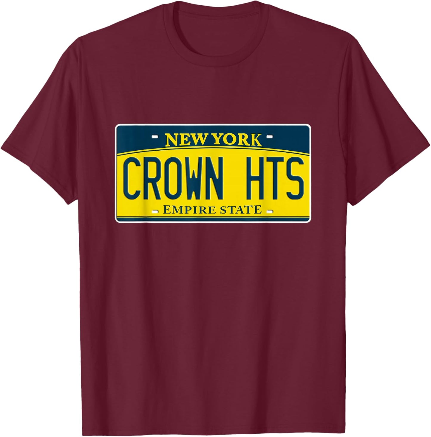 Crown Heights Brooklyn NY New York Neighborhood T-Shirt - T-Shirt | Maroon