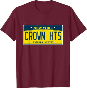 Crown Heights Brooklyn NY New York Neighborhood T-Shirt - T-Shirt | Maroon