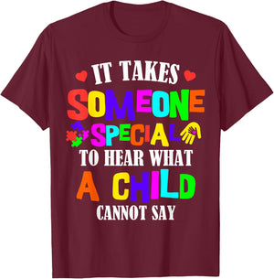 Sped Teacher Special Education Educator Autism Students T-Shirt - T-Shirt | Maroon
