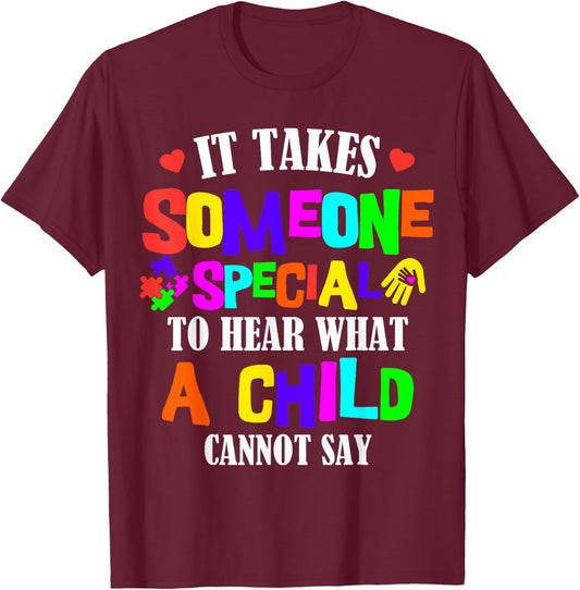 Sped Teacher Special Education Educator Autism Students T-Shirt - T-Shirt | Maroon