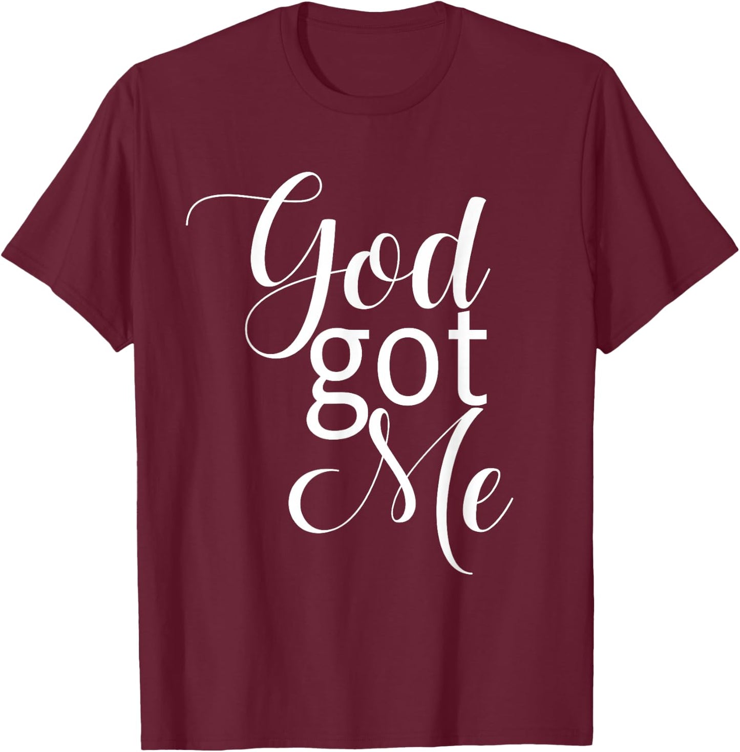 Afrocentric Women, African American, God Gifts, God Got Me T-Shirt - T-Shirt | Maroon
