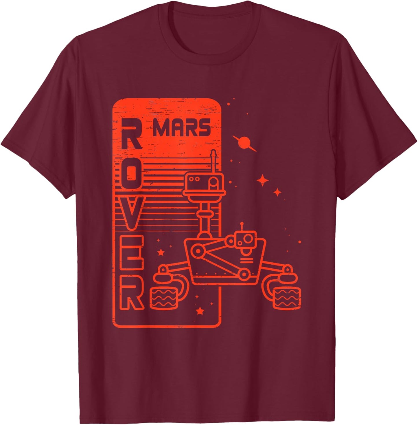 Mars Perseverance Rover Landing 2020 2021 T-Shirt - T-Shirt | Maroon