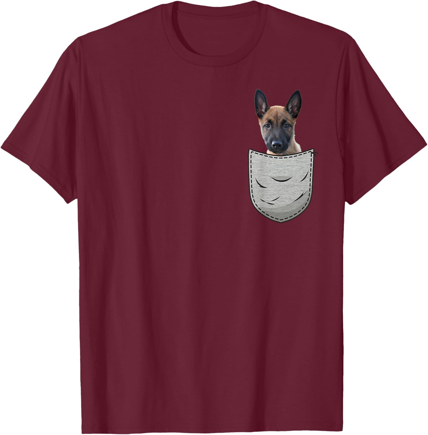 Belgian Malinois puppies dog lovers Mechelaar Men Women Girls Kids T-Shirt - T-Shirt | Maroon