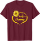 Gammy Gift: Happiness Is Being A Gammy T-Shirt - T-Shirt | Maroon