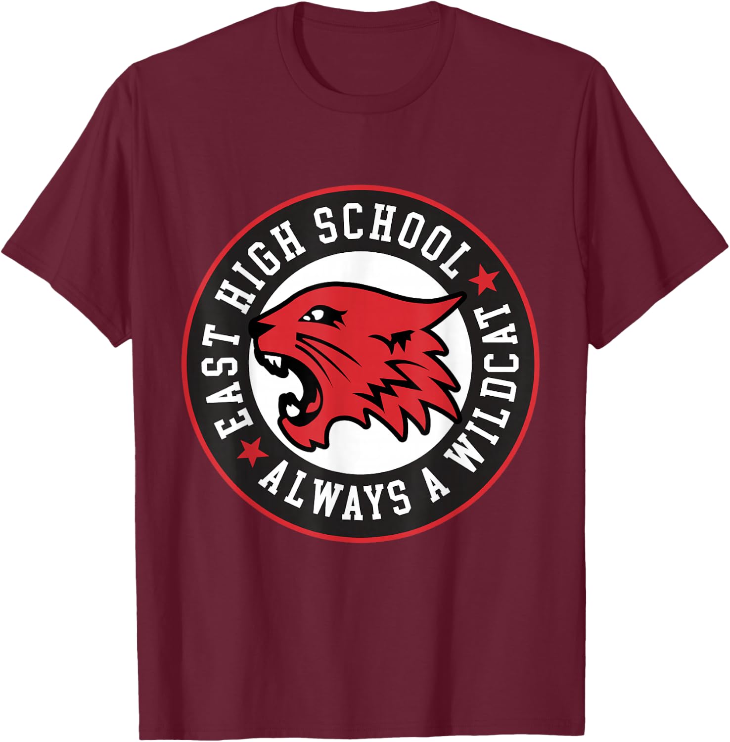 Disney High School Musical The Musical The Series Wildcat T-Shirt - T-Shirt | Maroon