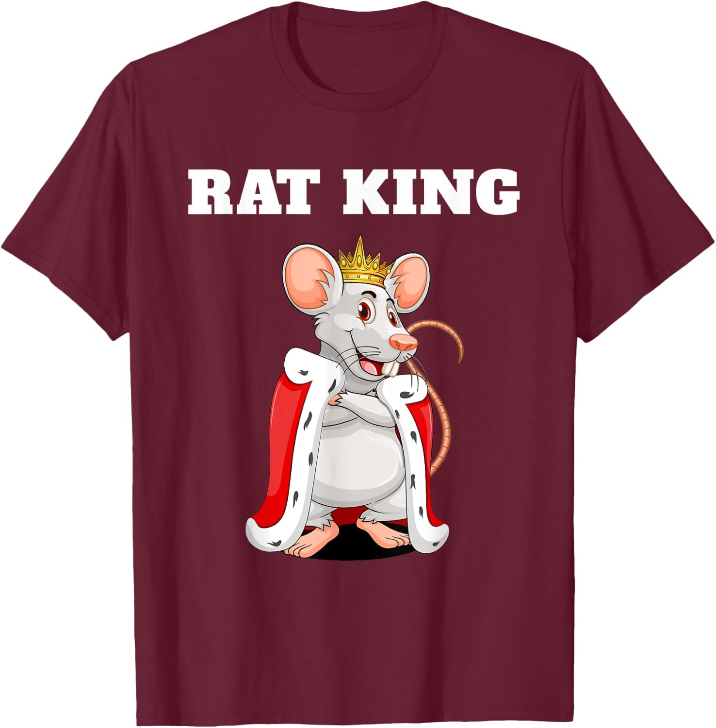 Rat King | Boys Rat | Rat T-Shirt - T-Shirt | Maroon