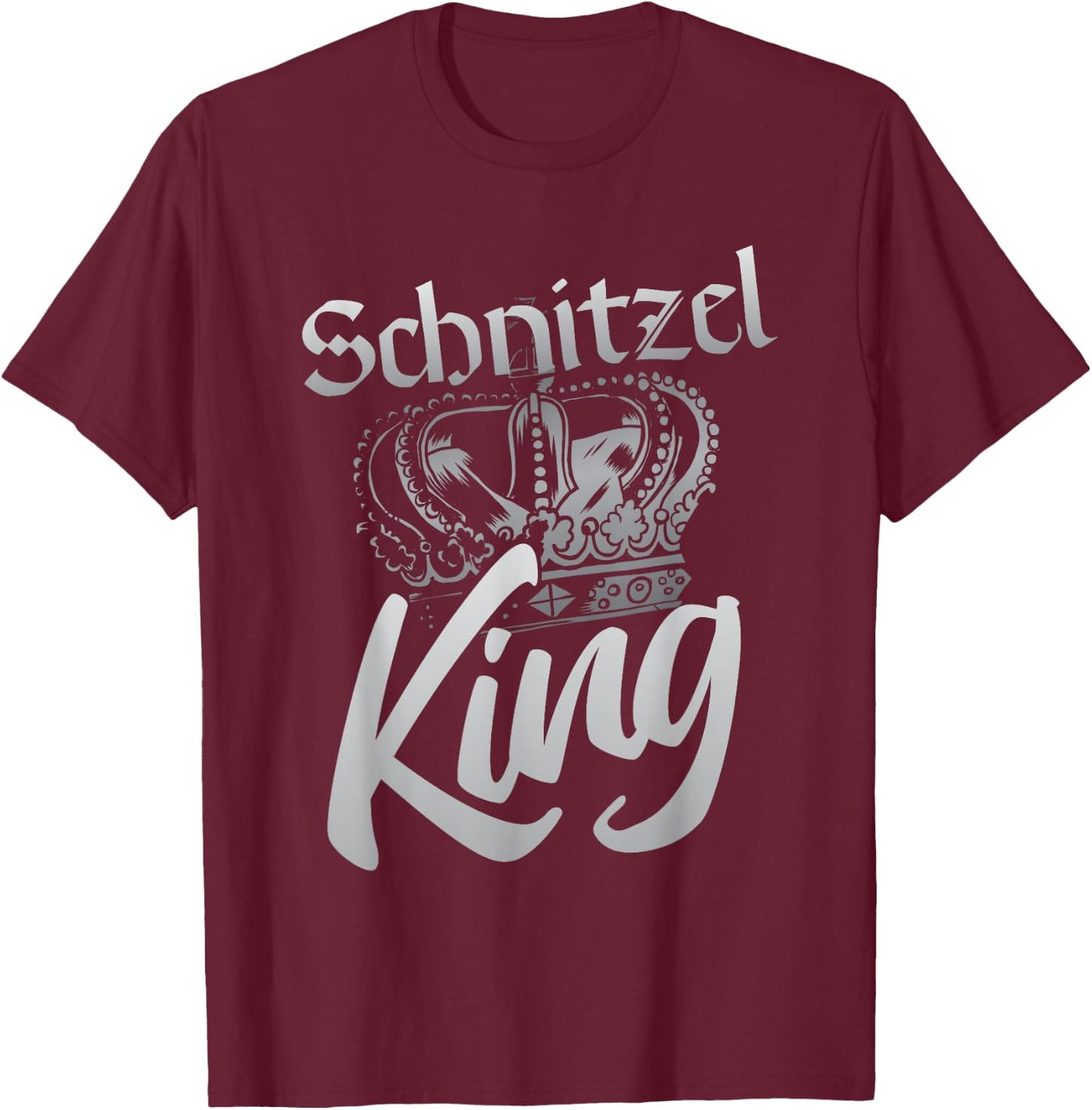 Schnitzel King Funny German Schnitzel T-Shirt - T-Shirt | Maroon