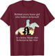Behind Every Horse Girl Who Believes In Herself Is A Mom Who T-Shirt - T-Shirt | Maroon