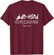 Funny Handstand design, Gym lovers Cool Handstand T-Shirt - T-Shirt | Maroon