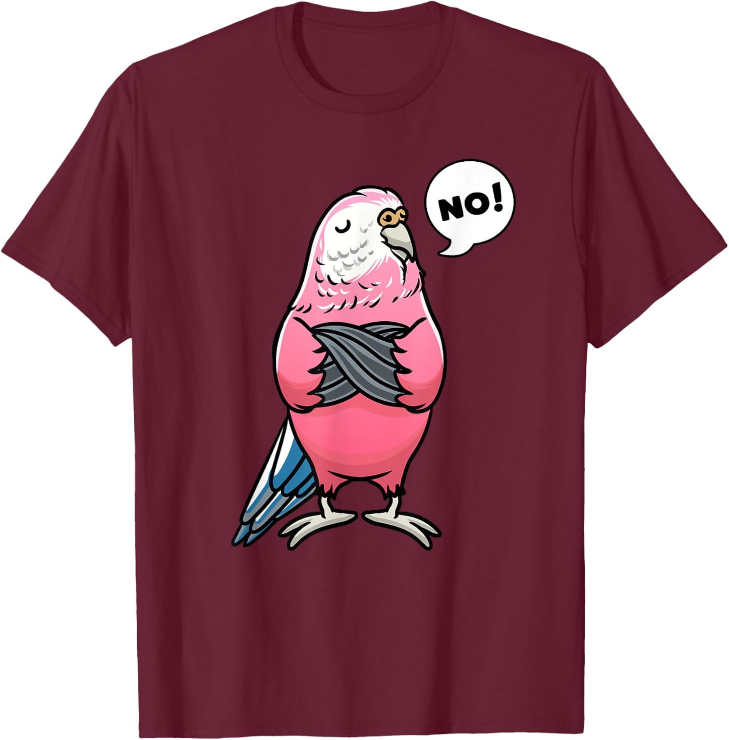 Bourke's Parrot Bird Lover Parakeet T-Shirt - T-Shirt | Maroon