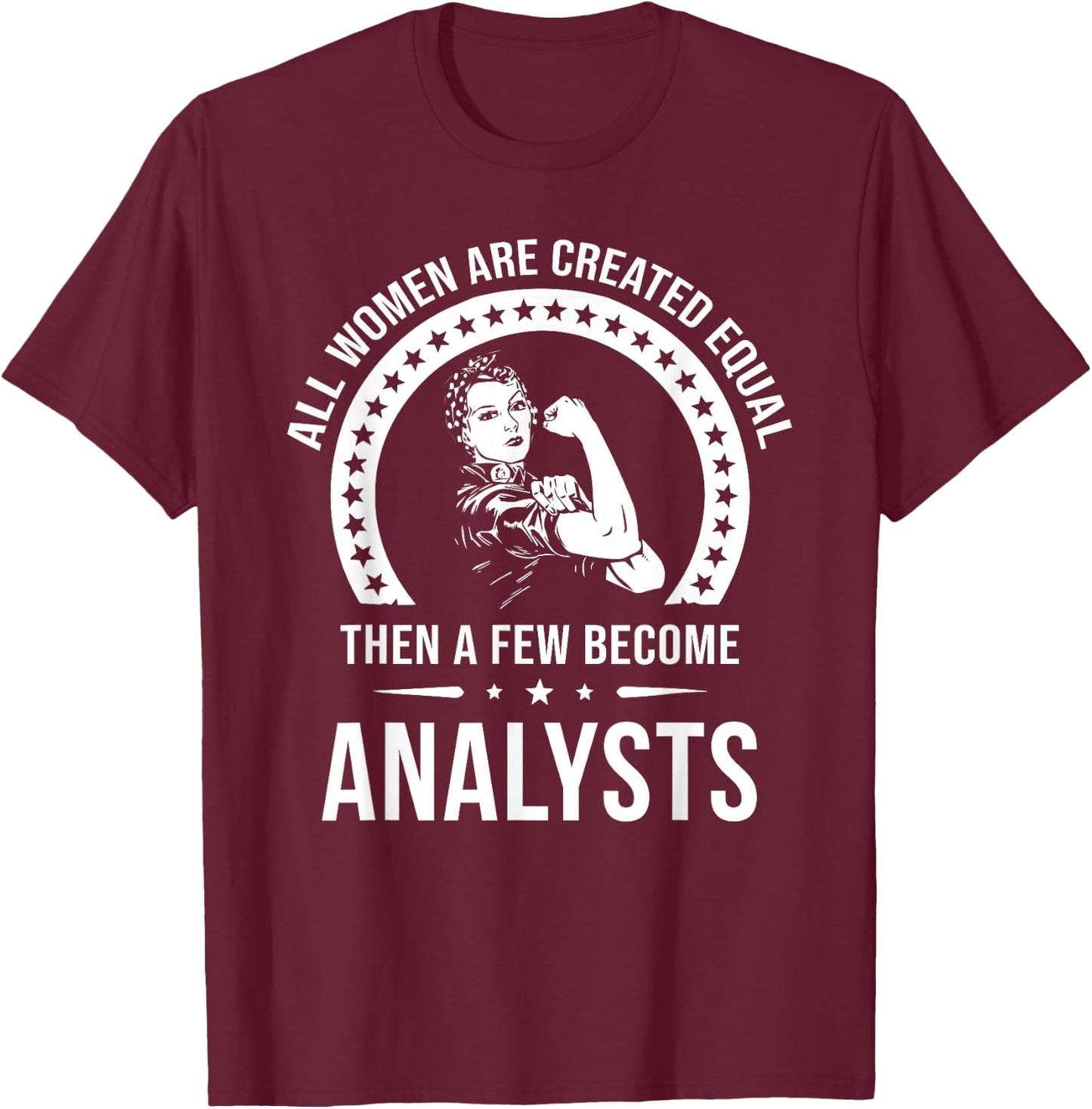 Analyst Shirts | Analyst T-Shirt - T-Shirt | Maroon