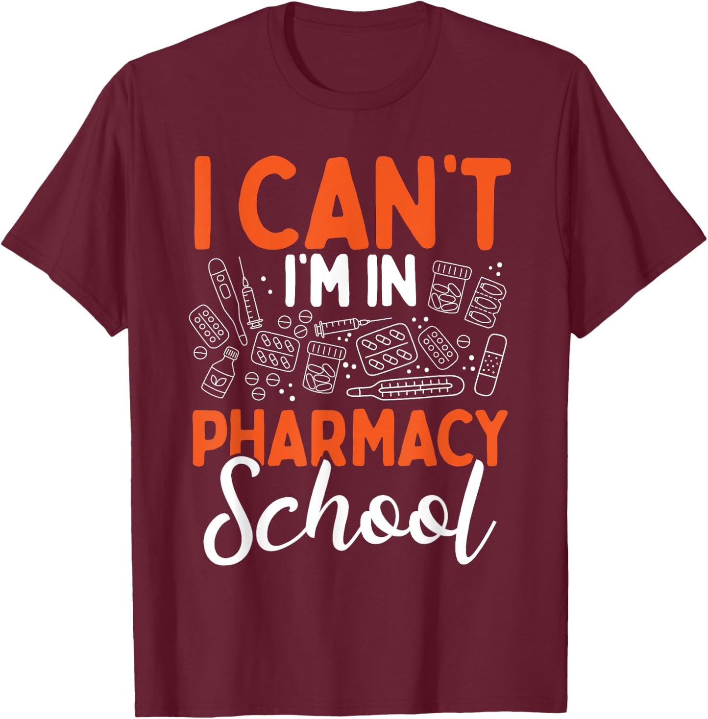 Pharmacy School Accessoires Future Pharmacist Essentials T-Shirt - T-Shirt | Maroon