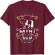 Mini Mom | Miniature Horse NickerStickers T-Shirt - T-Shirt | Maroon