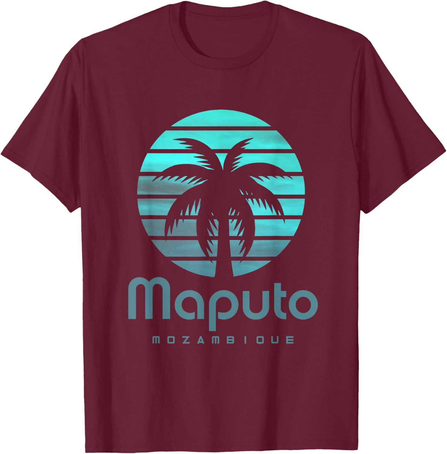 Maputo Mozambique T-Shirt - T-Shirt | Maroon