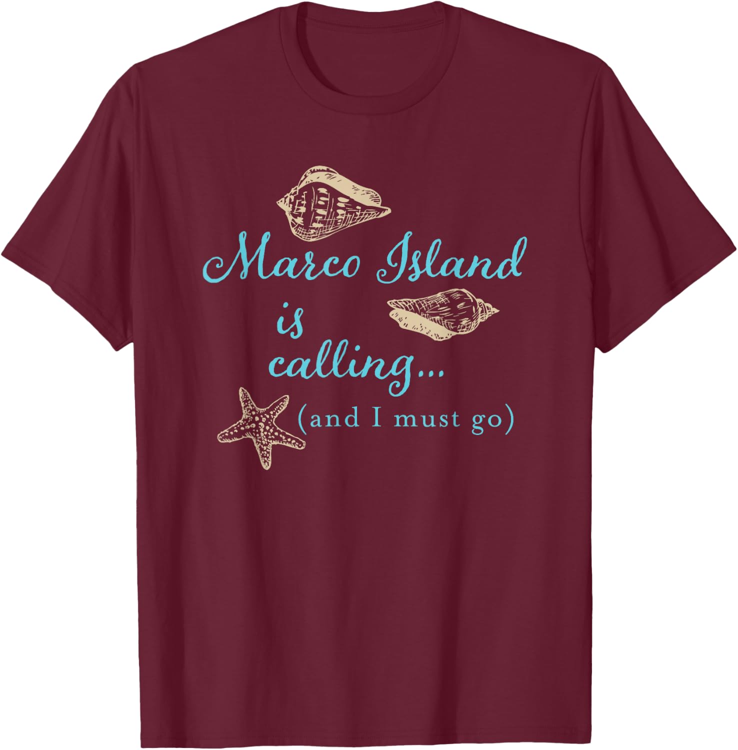 Marco Island Florida is calling T-Shirt - T-Shirt | Maroon