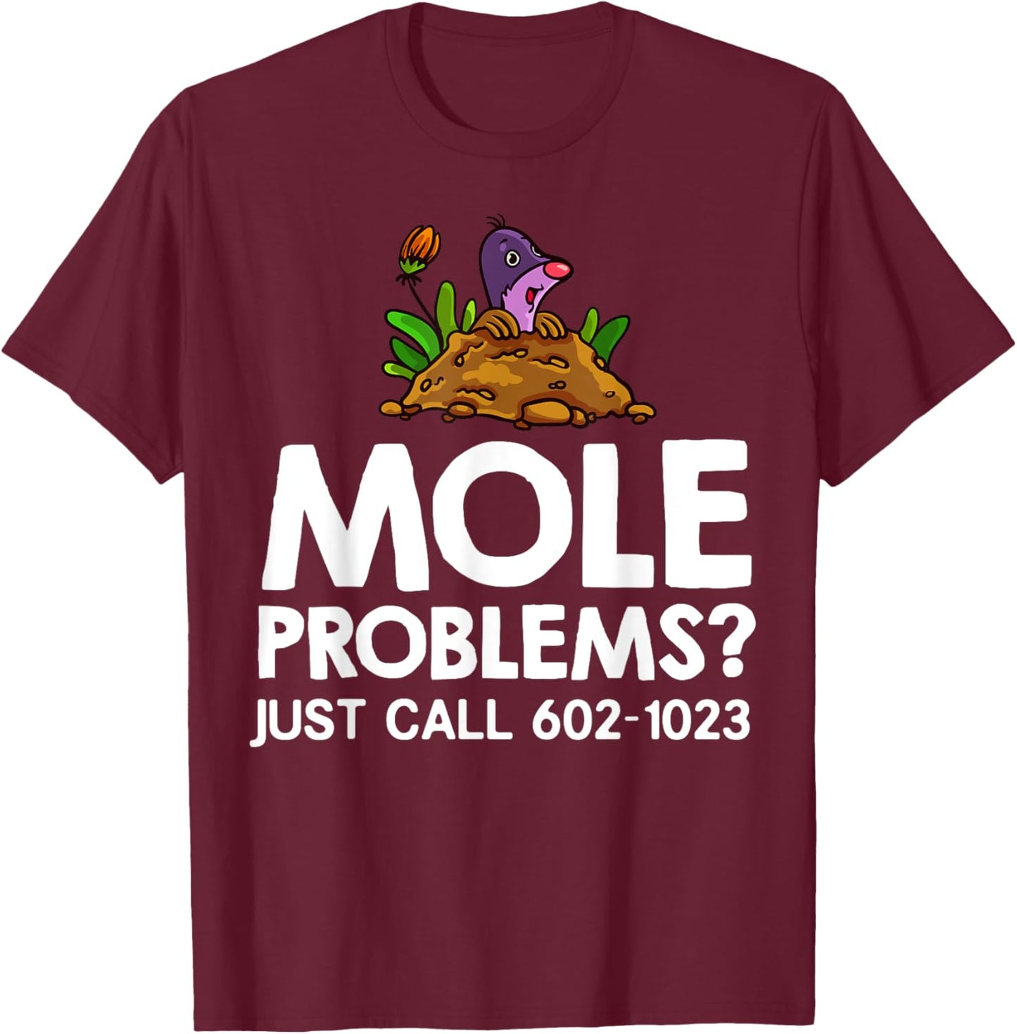 Mole Day Chemistry Gift Hunter Chemist T-Shirt - T-Shirt | Maroon