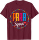 Para Squad Paraprofessional Teacher Educator Assistant Team T-Shirt - T-Shirt | Maroon