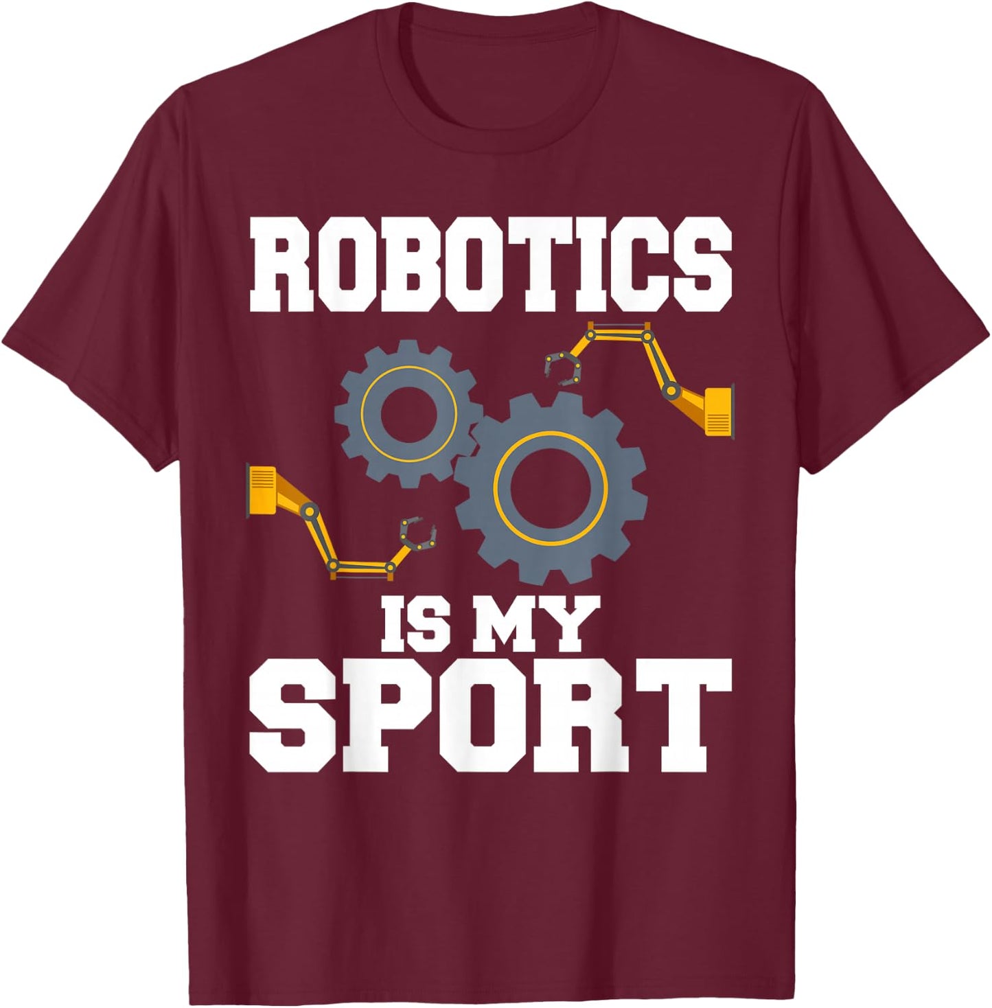 Cool Robotics Art Men Women Robot Engineering Programming T-Shirt - T-Shirt | Maroon
