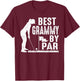 Mother's Day Best Grammy By Par Golf Lover Gift T-Shirt - T-Shirt | Maroon