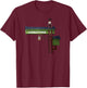 Koreatown Los Angeles Street Sign Wilshire Downtown LA Cali T-Shirt - T-Shirt | Maroon