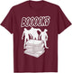 Booooks Halloween Zombie Book Reader Spooky Funny Gift T-Shirt - T-Shirt | Maroon