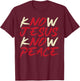 Know Jesus Know Peace God Faith Christian Men Women Kids T-Shirt - T-Shirt | Maroon