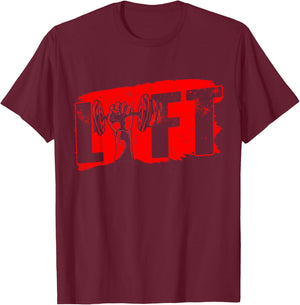 Lift Gym Lifting Workout Weightlifting T-Shirt - T-Shirt | Maroon