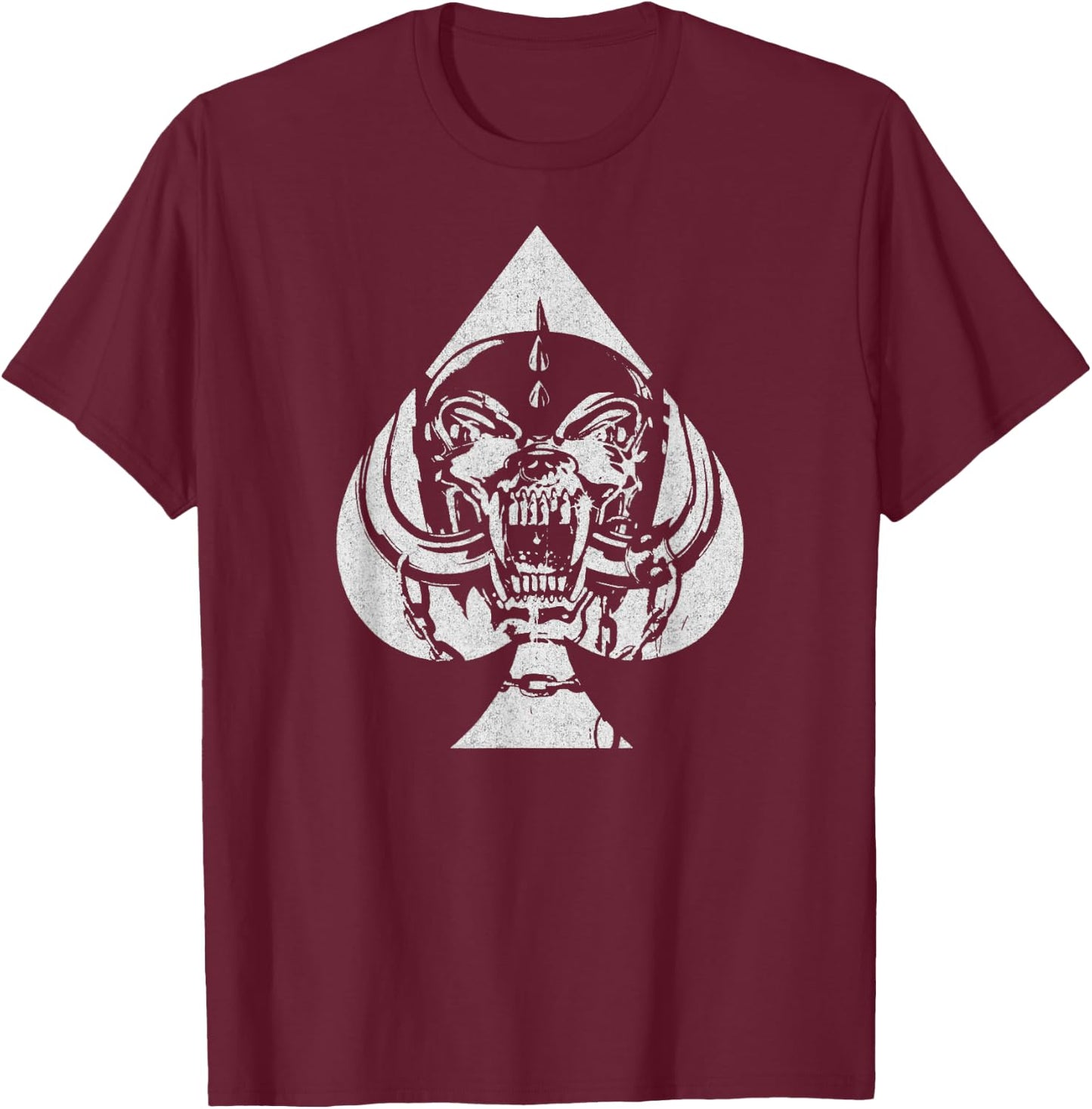 Motörhead – Spade Warpig T-Shirt - T-Shirt | Maroon