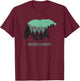 Preserve & Protect Vintage National Park Bear T-Shirt - T-Shirt | Maroon