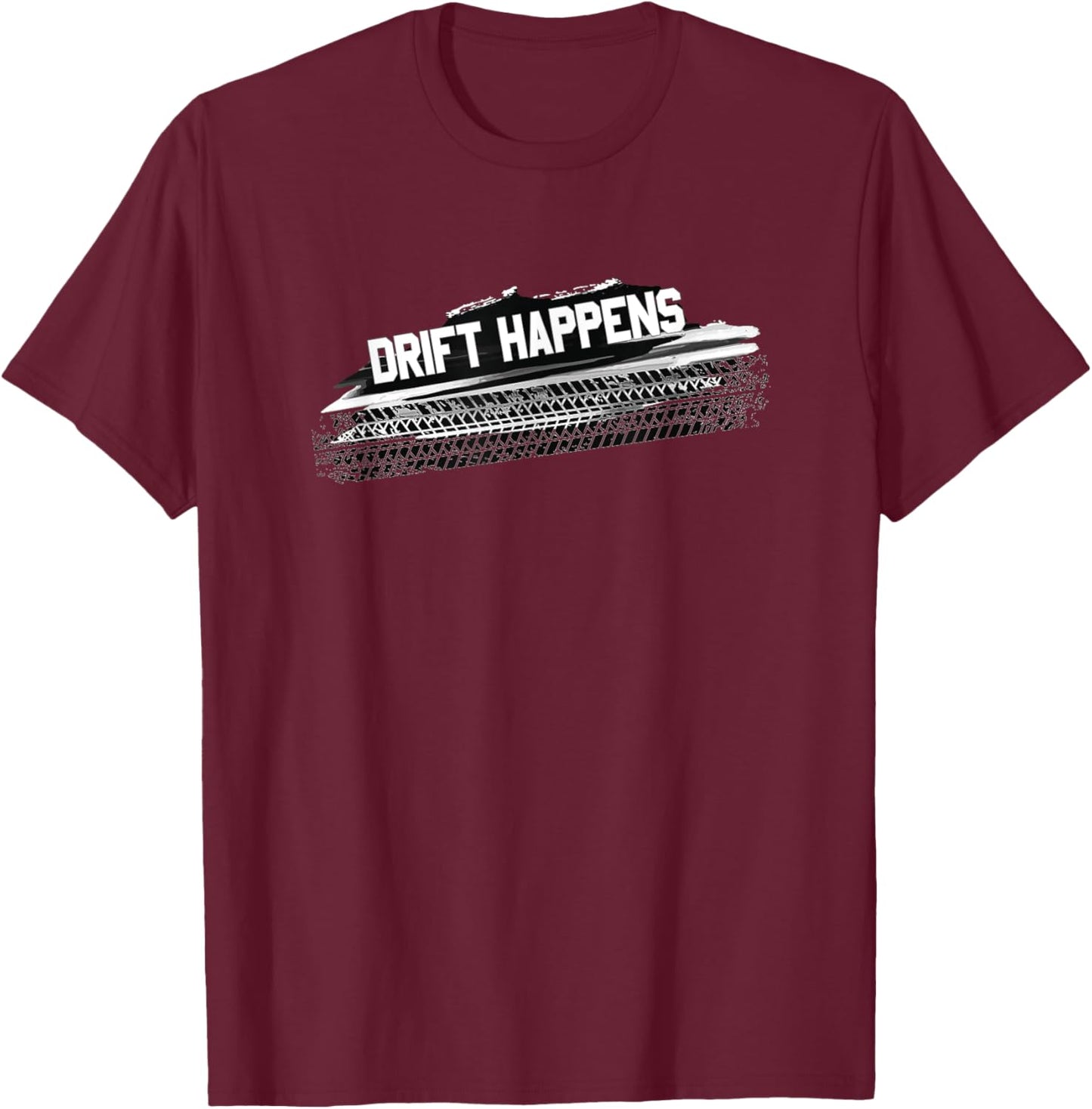 Drift passes automotive drifting motorsport car T-Shirt - T-Shirt | Maroon