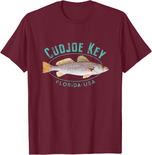 Cudjoe Key Florida T-Shirt - T-Shirt | Maroon