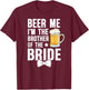 I'm The Brother of The Bride Brother Bride's Brother T-Shirt - T-Shirt | Maroon