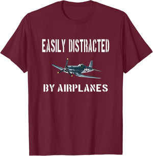 F4U Corsair T-Shirt - T-Shirt | Maroon