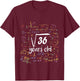 Square Root Of 36 - 6th Birthday 6 Year Old Math Bday T-Shirt - T-Shirt | Maroon