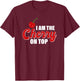 Kirschen Geschenk fr Frauen Women's Cherry Word Game Black 3XL Classic Fit Short Sleeve T-Shirt - T-Shirt | Maroon