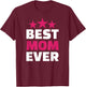Best Mom ever T-Shirt - T-Shirt | Maroon