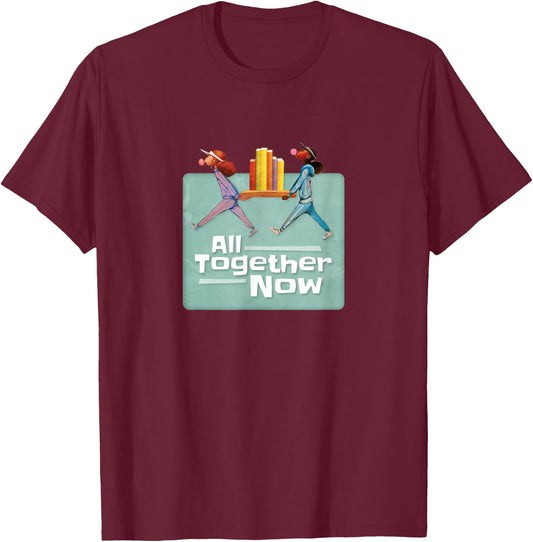 All Together Now Summer Reading 2023 T-Shirt - T-Shirt | Maroon
