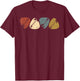 Vintage Guitar Pick Retro Guitarists, Bassist Gifts T-Shirt - T-Shirt | Maroon