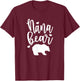 Nana Bear - Great Gift Grandma, Grandma, Mimis and More T-Shirt - T-Shirt | Maroon