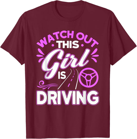 Passed Drivers Test New Driving License Congratulations Teen T-Shirt - T-Shirt | Maroon