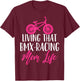 BMX Mom BMX Racing Mother's Day T-Shirt - T-Shirt | Maroon