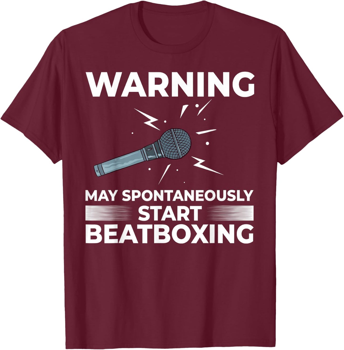 Beatboxing Music Challenge Beat Beatbox T-Shirt - T-Shirt | Maroon